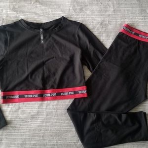 VSX Victoria Sport Crop Top and Leggings